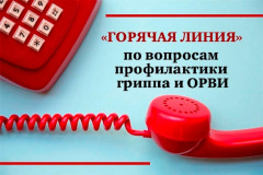 о «горячей линии» по профилактике гриппа и ОРВИ - фото - 1